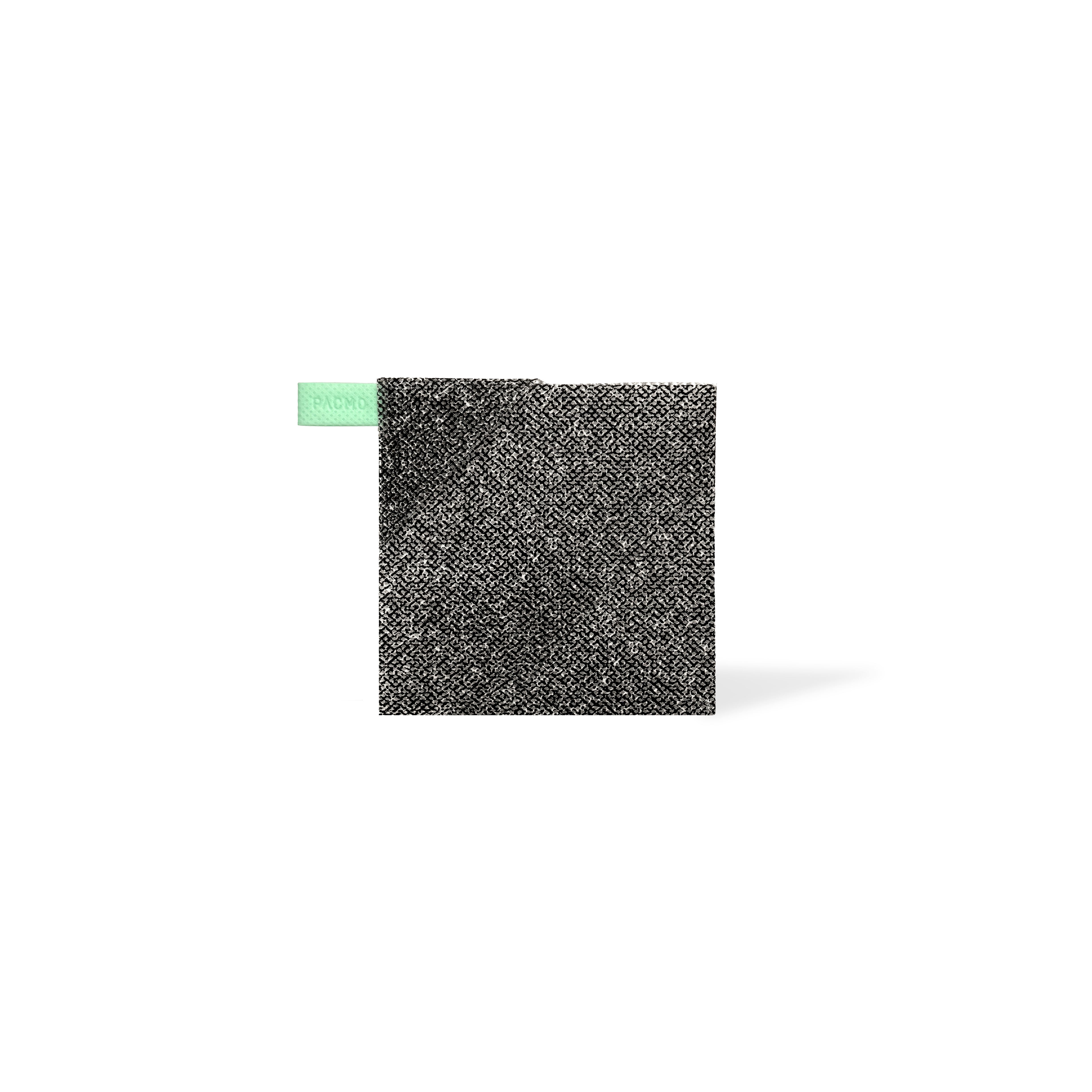 < PACMO > FLAT BKPG Nero e verde pastello
